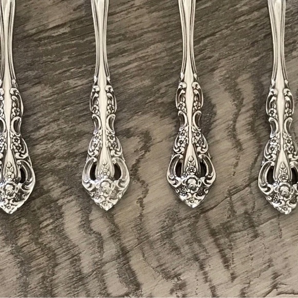 Oneida Michelangelo Cube Set of 6 Stainless Steel Teaspoons - Picture 6 of 8